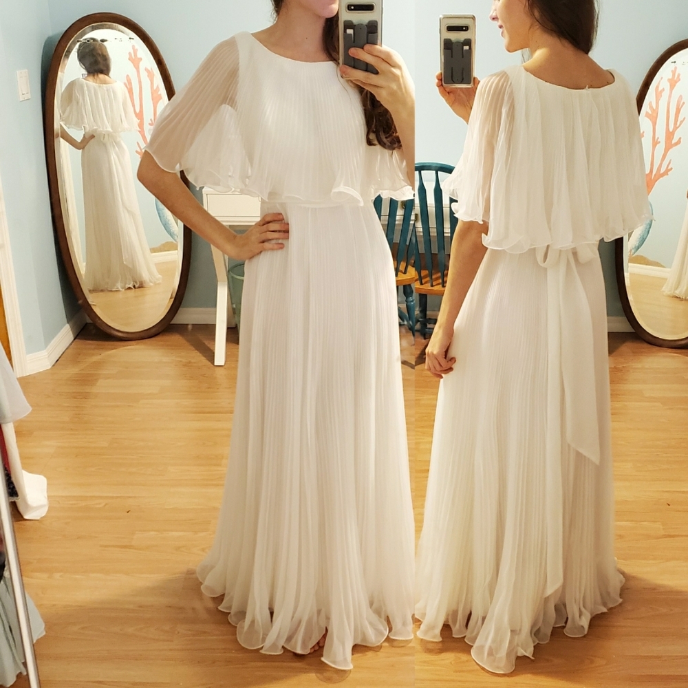 SOLD Vintage Miss Elliette Wedding Dress - Picture 1 of 5